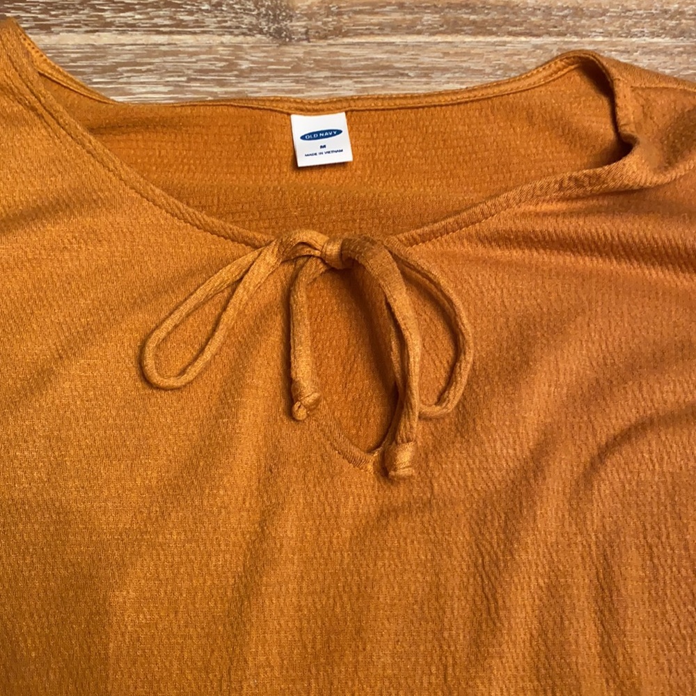 Rust long sleeve blouse - Picture 2 of 3